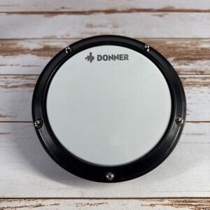 Donner 8" Electronic Drum Tom Pad w Mount Replacement Unit Used DED Series